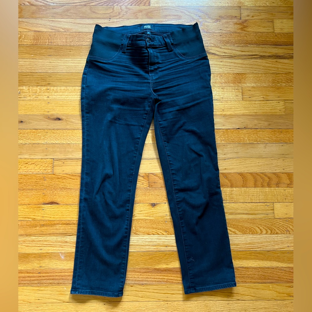 Paige Black Maternity Jeans